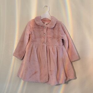 2 PC Set Biscotti Pink Pea Coat w/ Dress